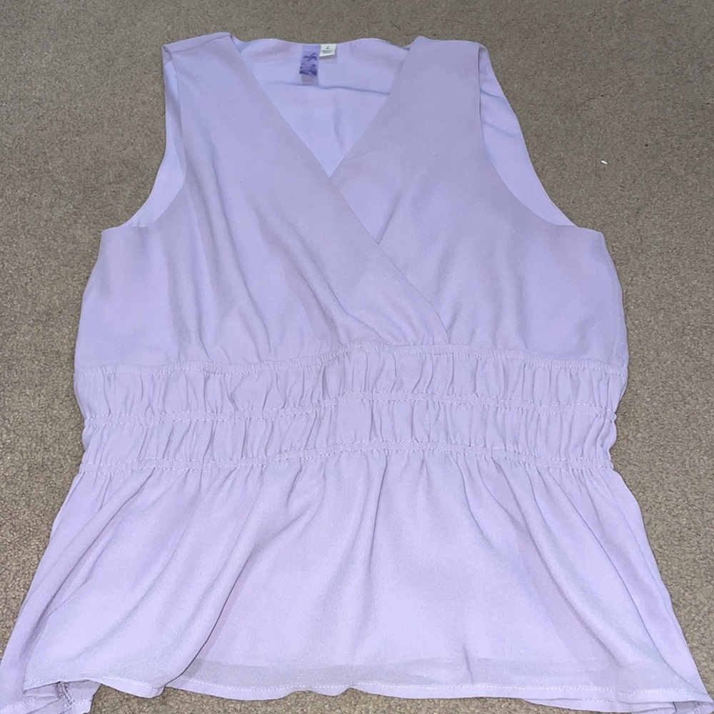 Purple tank top
